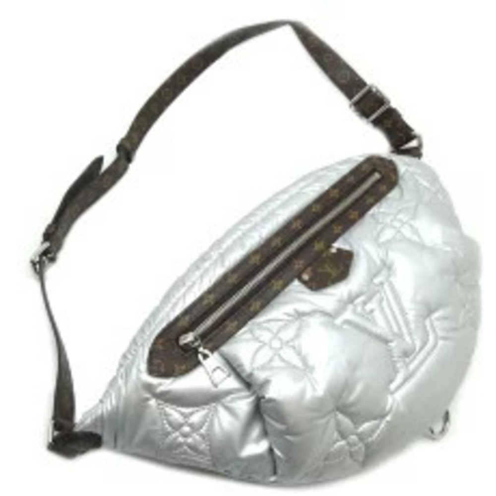 Louis Vuitton Maxibum Bag Waist Monogram Silver Brown - Picture 3 of 8